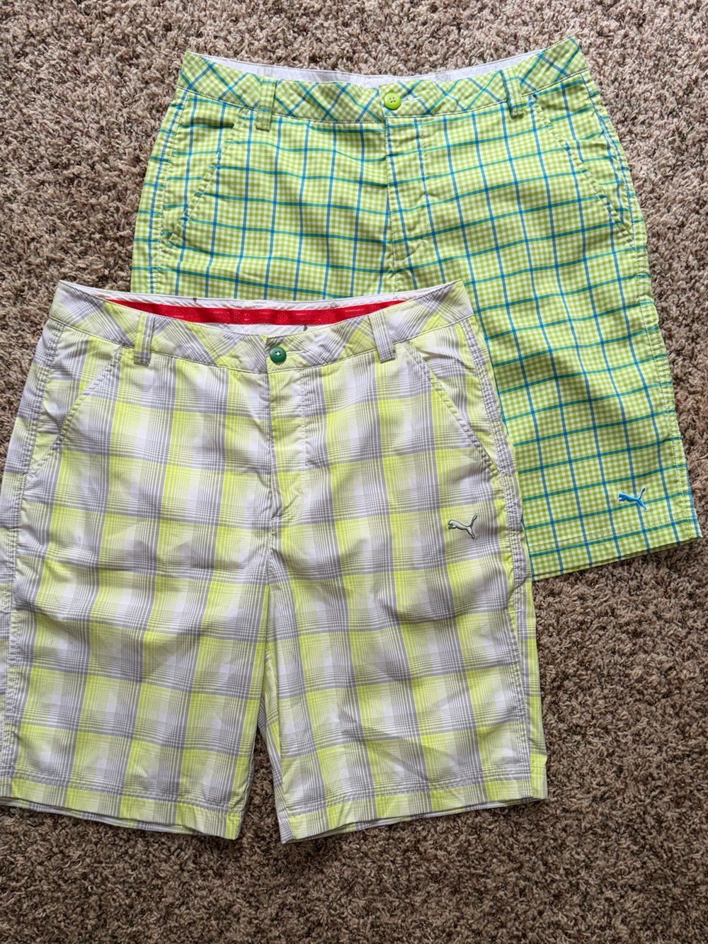 Bundle 2 *PUMA Golf* men’s casual golf ⛳️ shorts - 34 - bright!